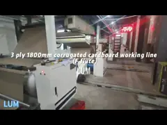 380V 50HZ 3 курсируют автоматический рифленый завод коробки для делать картона video