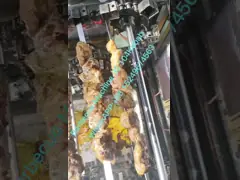 Коммерческая газовая автоматическая вращающаяся куриная барбекю-кебабная машина video
