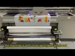 Принтер головы Ricoh Gen5 Gen6 УЛЬТРАФИОЛЕТОВЫЙ гибридный, принтер доски пены 2.5m video