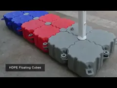 Платформы и аксессуары пользы плавучего дока HDPE Kaishin морские для продажи video