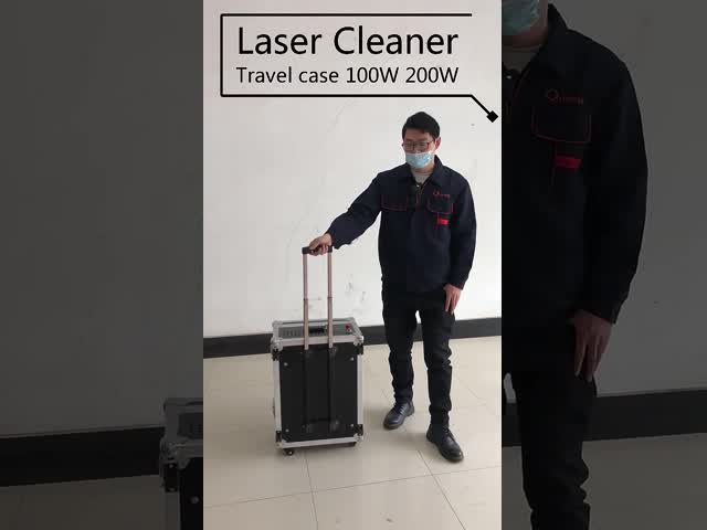 屋外のための手持ち型のクリーニング レーザーの錆取り外し機械セリウム200W 100W
