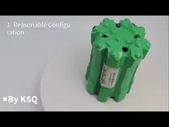 ST58 затвердело стальной диаметр буровых наконечников буровой наконечник кнопки 89mm до 115mm Retractable video