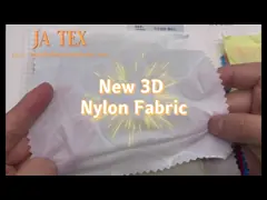3D Pattern 20D FD Soft Nylon Fabric Anti UV Lightweight