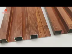 3d имитируя профиль деревянного зерна подковообразный алюминиевый для потолка video