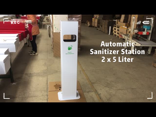 5L自動手のSanitizerの石鹸ディスペンサーの自由な立つ消毒手の洗浄