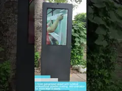 HD 65 медленно двигают на открытом воздухе Signage LCD цифров с сетью USB HDMI 4G интерфейса RS232 video