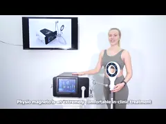 Не инвазионная внекорпусная машина Magnetotransduction терапией ударной волны для ушибов спорт video