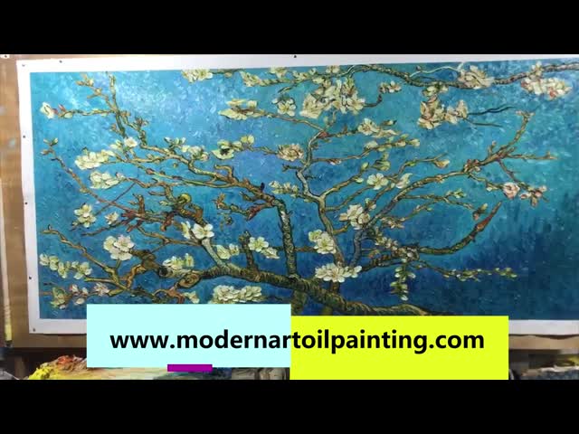 Vincent Van Gogh Apricot Blossoms Oil Paintings On Canvas