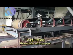 Trough Idler Roller Head Tail Unloading 1200mm Reversible Belt Conveyor