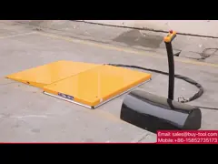 U Shaped Low Profile Lift Tables 2000kg 1 Ton 6600lbs Capacity