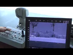 Система слежения высокой точности 2 осей Электро оптически с объективом камеры иК 100мм video