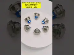 Винт Termlmal серебряного сплава переключателя кнопки вандала плоской круглой головки анти- video