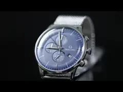 Bule MOP камни дозора моды женщин шкалы оцинковывает случай сплава с кожаным ремнем video