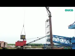 Mounted Fixed Stiff Boom Crane Custom Extended Pedestal