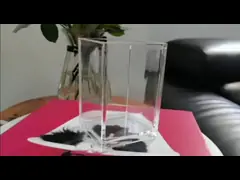 дисплея изготовления 10mm знак Accrylic коробки изготовленного на заказ акрилового акрилового акриловый video