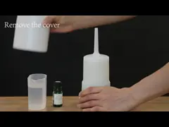 увлажнитель ароматности 20-30ml/H 100ml ультразвуковой с приведенным изменением цвета video