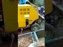 Машина 2200kg Gunite KEMING контроля удаленная транспортируя вполне гидравлическая video