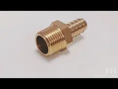 OEM 3/8 мужской латунный CNC колючки шланга для использования трубки video