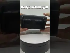 Лампа СИД яркости 500 уровней Waterpoof 3 света СИД электрофонаря люмена комбинированная сильная тактическая video