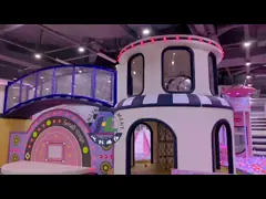 Ямы шарика оборудования спортивной площадки темы Macaron дети крытой Preschool video