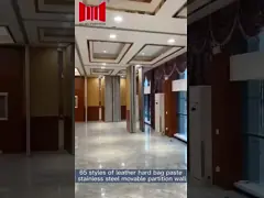 White 95mm Movable Partition Wall Panel 6063-T6 Aluminum Frame