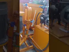 Легкий для того чтобы работать поддерживайте блок завода насоса Grout миномета с машиной смесителя пульпируя video