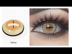 Гидрогель силикона мягких контактных линзов глаза хеллоуина Cosplay сумасшедший покрашенный video