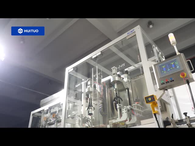 Automatic Following Cosmetics Capping Machine With Cap Elevator Unscrambler video