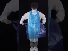 Рисберма PE корпии свободная от устранимая отсутствие носить рукавов пластикового для пищевой промышленности кухни video