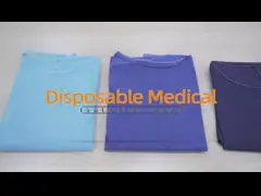 100 грамм антибактериальной SMS нетканой ткани для коверолл скраб костюм video