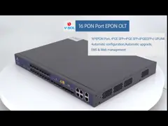 Uplink FTTH GPON OLT 16 PON V1600D16 поддержки 10G VSOL EPON OLT video