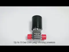 Stainless Steel Pneumatic Diaphragm Control Valve Ultrahigh Purity Low Pressure Seal video