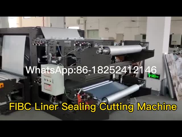Aluminum Foil Plastic Bag Making Machine for Bulk Liner FIBC Container video