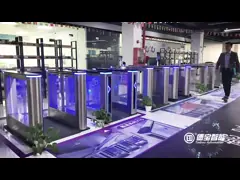 Металлическая пластина интегрированного дизайна ворот качания безопасностью офиса акриловая для управления доступом video