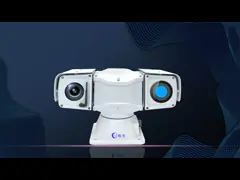 Обнаружение безопасностью датчика беспроводного на открытом воздухе сигнала камеры 20С восходящего потока теплого воздуха ПТЗ оптически двойное video