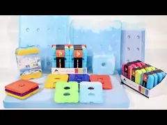 SGS одобрил качество еды 50Ml кирпича пластикового льда более крутое для молочных продучтов video