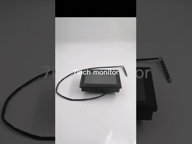 1024x768産業抵抗タッチ画面のモニター7インチのアルミニウム斜面の前部IP65