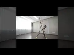 Складывая высота Stepper альпиниста горы профилировщиков тренировки вертикального регулируемая video