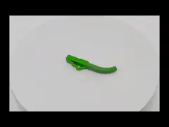 45 угол гибкого трубопровода соединителя 2.0mm оптического волокна LC ботинка степени для телекоммуникаций video