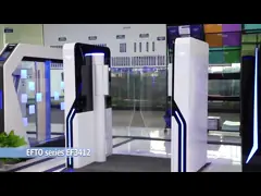 Ворота турникета скорости подводной лодки умного дизайна анти- для офисного здания верхнего сегмента video