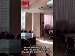 White MDF Board Foldable Partition Wall With Doors 320KG Load Bearing