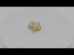 OEM Ceramic Sleeve SC To FC Simplex Hybrid Fiber Adapter Single Mode