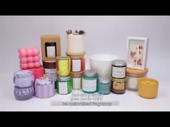 Odm Deerskin Jacket Jar Plain Glass Candles Scented