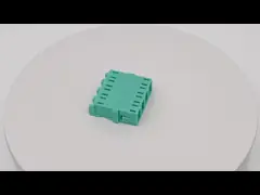 Переходник/муфта/соединитель/переходник оптического волокна APC SM LC квадрацикла 4 ядров video