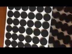 Анти- ноги шайбы выскальзывания прокладывают цвет силикона набивкой точки подгонянный резиновыми колодками video