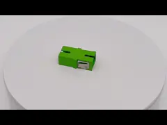 FTTH FTTB Flangeless SC APC Simplex Adapter Fiber Optic Multimode One Piece Type