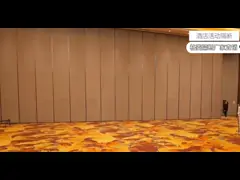 Fabric Surface 95mm Operable Wall Sliding Room Divider 45db Soundproof