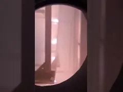 Подгонянная выхлопной трубы нержавеющей стали цвета радуги размера лакировочная машина вакуума иона ПВД дуги голубой Мулти video