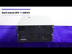 центр данных волны синуса DC UPS держателя шкафа 5.4kW 6KVA чистый кладет на полку поднимает video