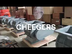 Square Rotary Discharge Valve 400x400mm 8 Blades Star Unloader